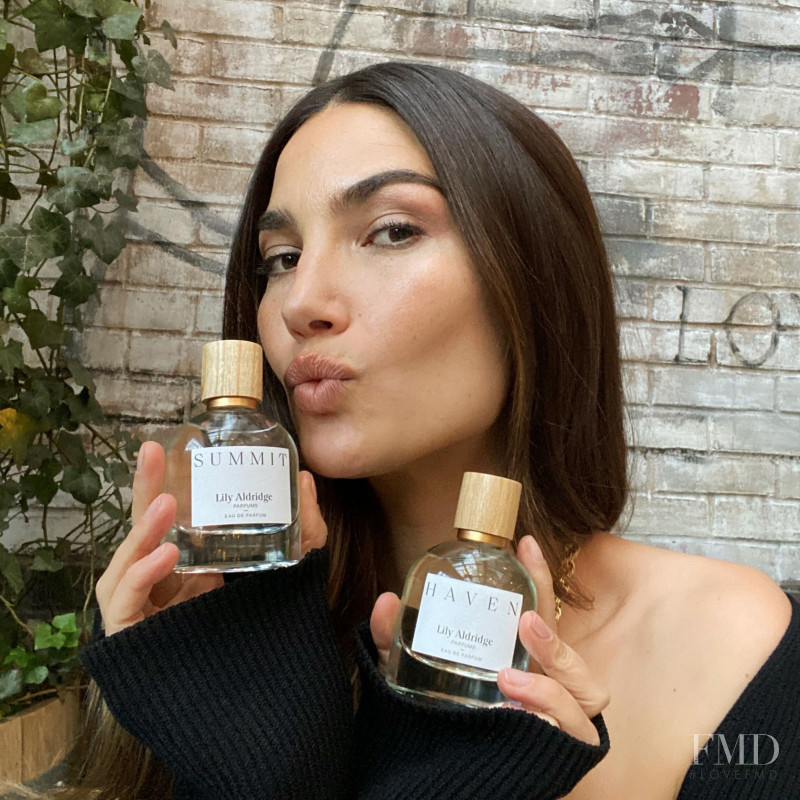 Lily Aldridge featured in  the Lily Aldridge Parfums advertisement for Autumn/Winter 2019