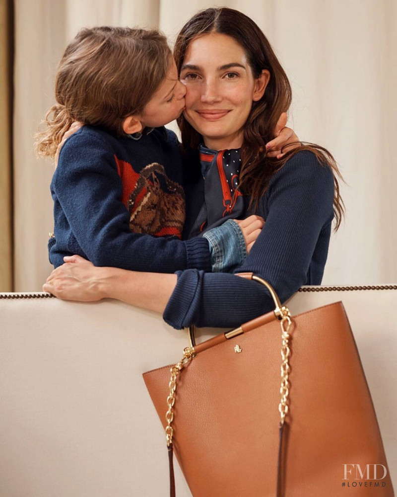 Lily Aldridge featured in  the Lauren by Ralph Lauren advertisement for Autumn/Winter 2019