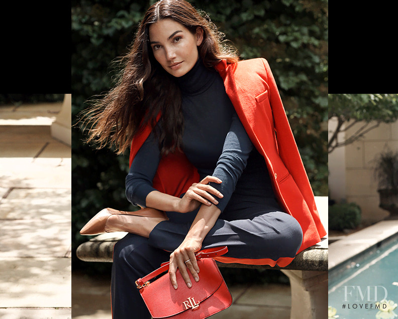 Lily Aldridge featured in  the Lauren by Ralph Lauren advertisement for Autumn/Winter 2019