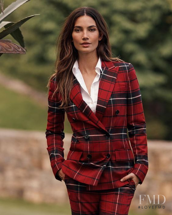 Lily Aldridge featured in  the Lauren by Ralph Lauren advertisement for Autumn/Winter 2019