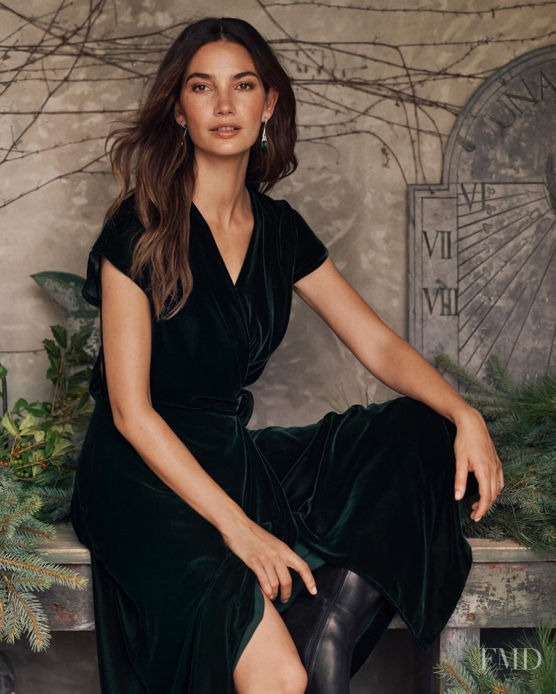 Lily Aldridge featured in  the Lauren by Ralph Lauren advertisement for Autumn/Winter 2019