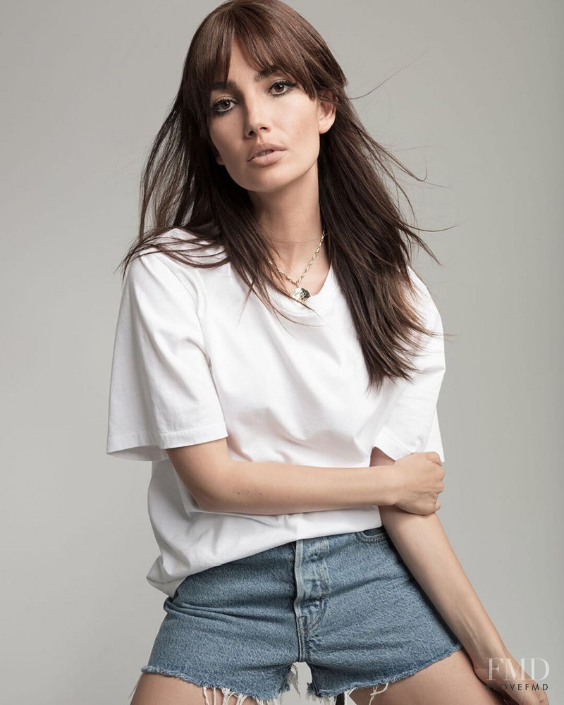 Lily Aldridge featured in  the Levi’s Made and Crafted advertisement for Autumn/Winter 2019