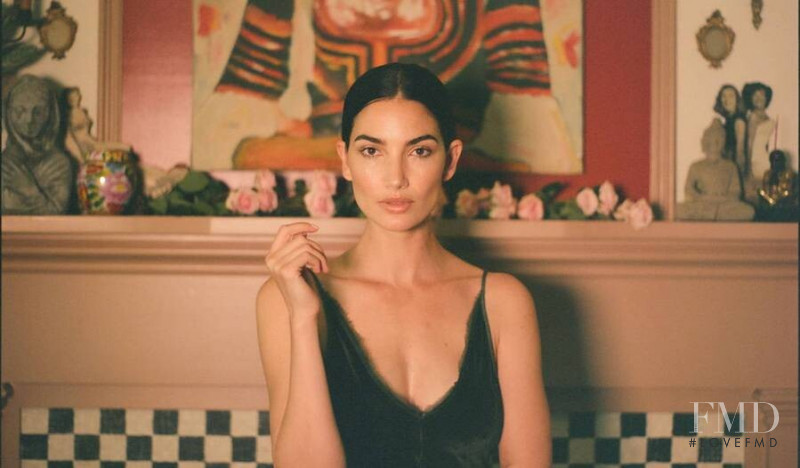 Lily Aldridge featured in  the Rose Inc. lookbook for Autumn/Winter 2019