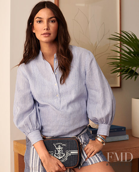 Lily Aldridge featured in  the Lauren by Ralph Lauren advertisement for Spring/Summer 2019