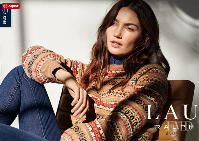 Lily Aldridge featured in  the Lauren by Ralph Lauren advertisement for Autumn/Winter 2018