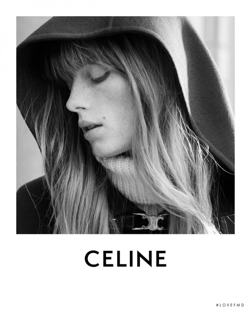 Rianne Van Rompaey featured in  the Celine advertisement for Pre-Fall 2021