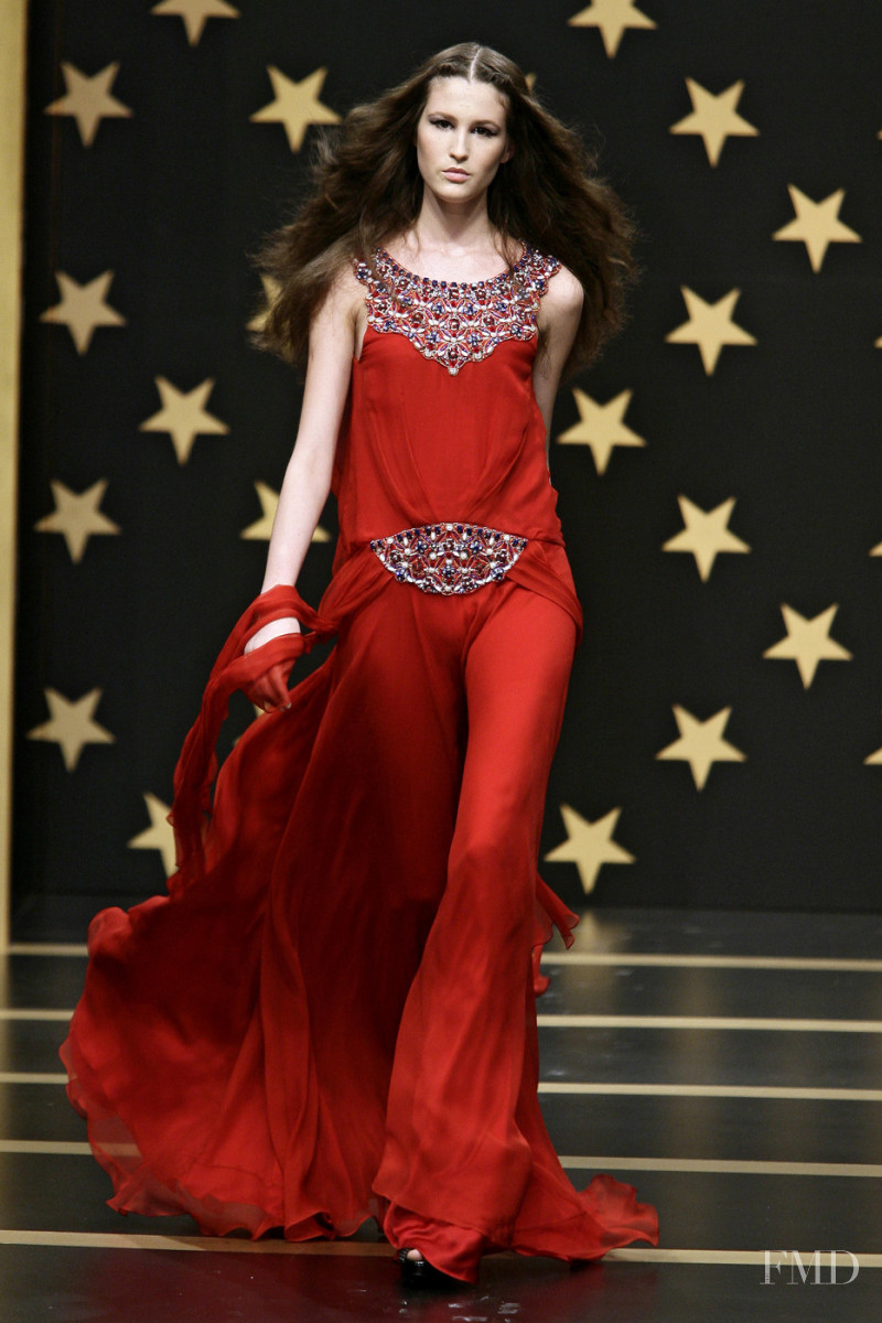 Drielly Oliveira featured in  the Jenny Packham fashion show for Autumn/Winter 2009