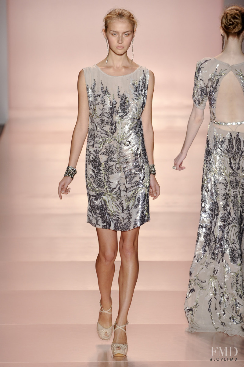 Svieta Nemkova featured in  the Jenny Packham fashion show for Spring/Summer 2011