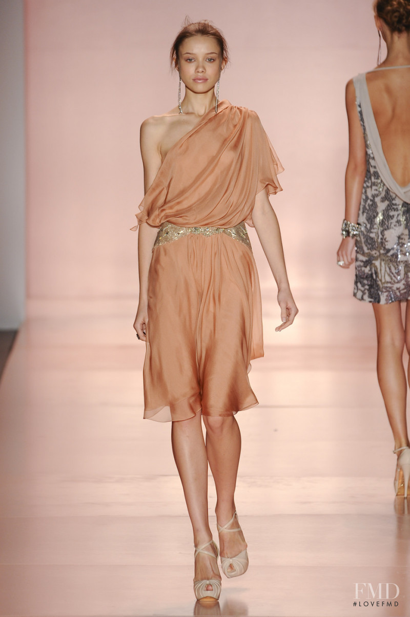 Anastasia Krivosheeva featured in  the Jenny Packham fashion show for Spring/Summer 2011