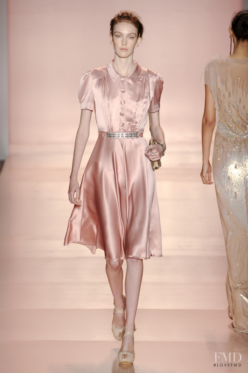 Kate Somers featured in  the Jenny Packham fashion show for Spring/Summer 2011