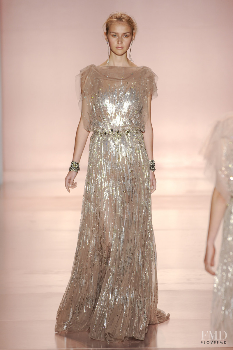 Svieta Nemkova featured in  the Jenny Packham fashion show for Spring/Summer 2011