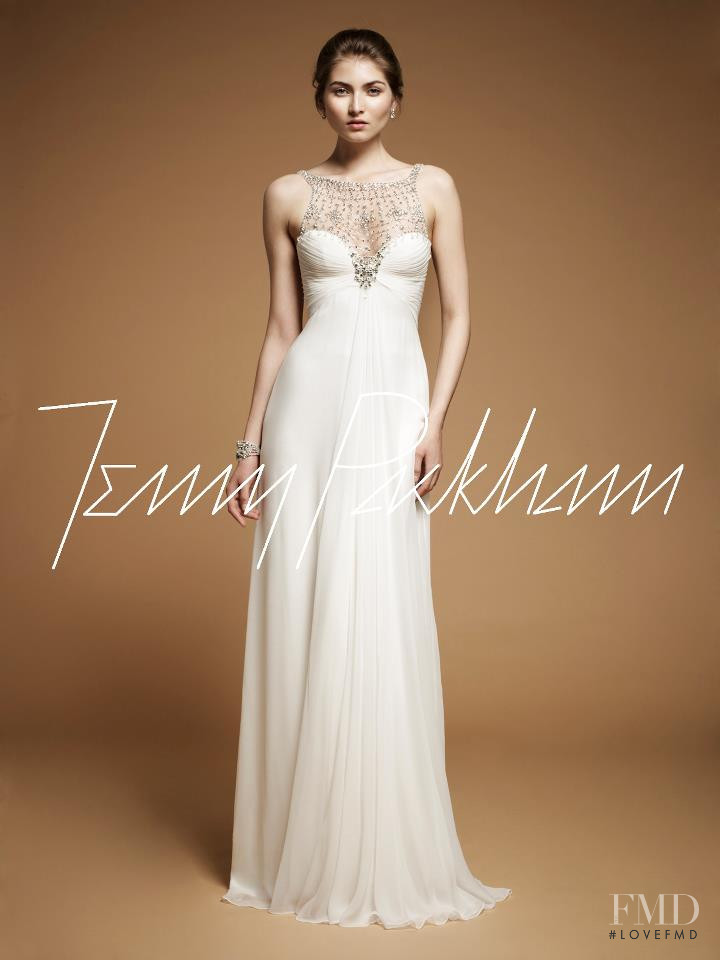 Ania Porzuczek featured in  the Jenny Packham Bridal lookbook for Spring/Summer 2012