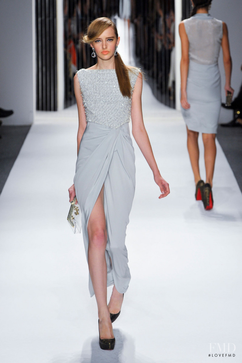 Ewa Agata featured in  the Jenny Packham fashion show for Spring/Summer 2013