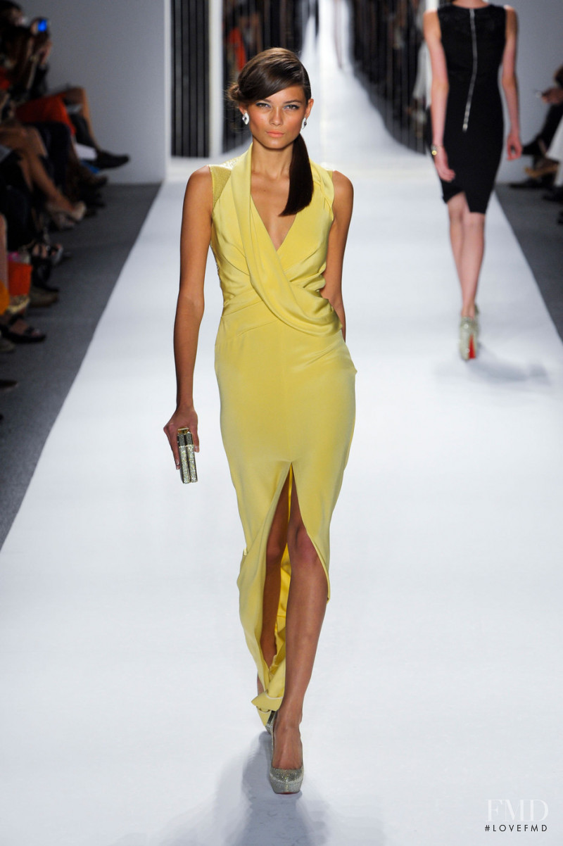 Tayane Leão featured in  the Jenny Packham fashion show for Spring/Summer 2013