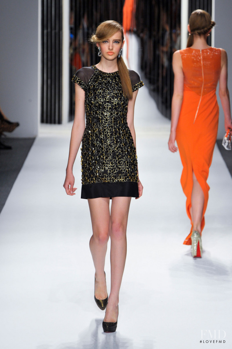 Ewa Agata featured in  the Jenny Packham fashion show for Spring/Summer 2013