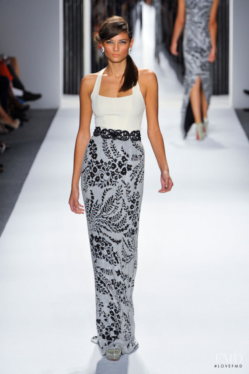 Tayane Leão featured in  the Jenny Packham fashion show for Spring/Summer 2013