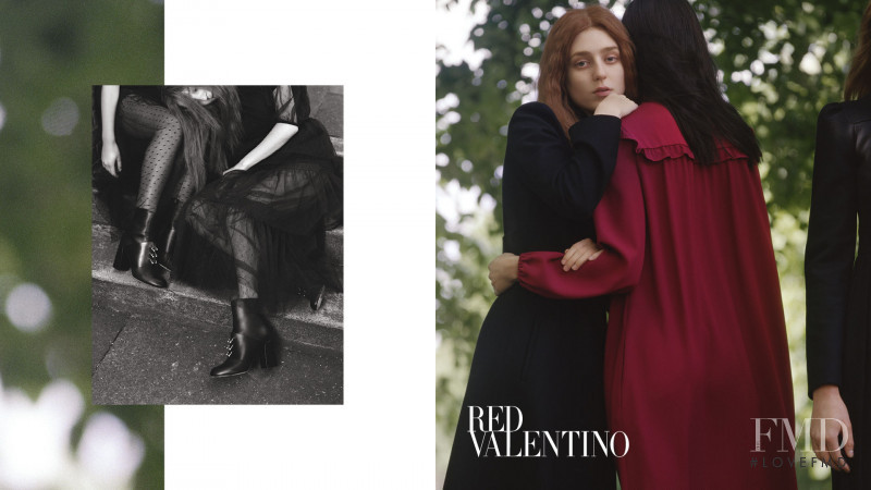 Anna Nevala featured in  the RED Valentino advertisement for Autumn/Winter 2017