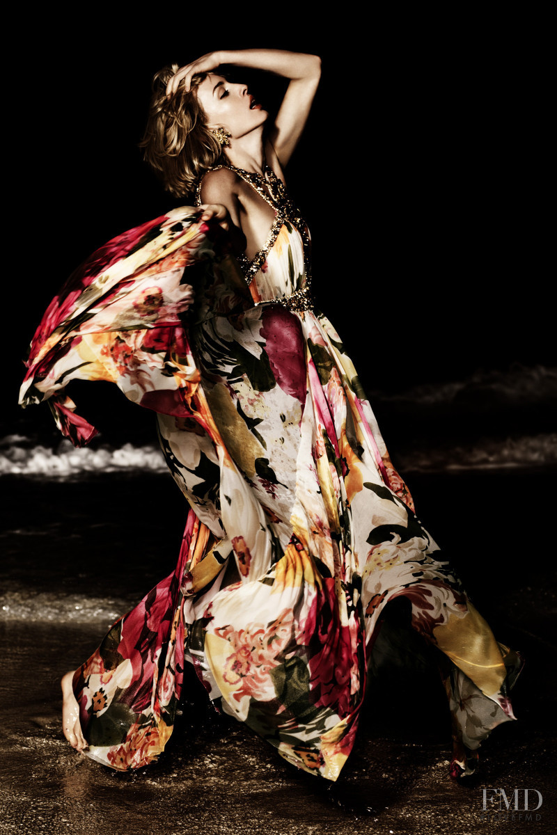 Natasa Vojnovic featured in  the Jenny Packham advertisement for Spring/Summer 2009