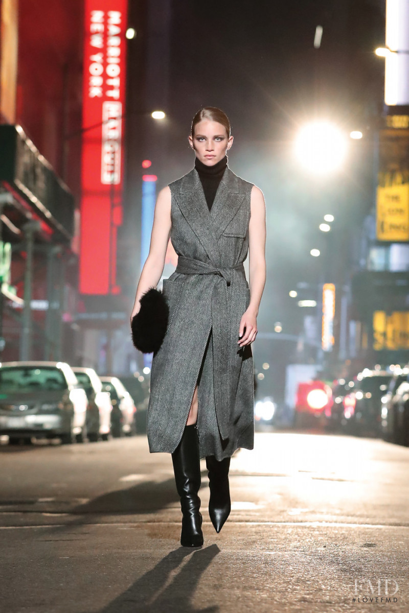 Rebecca Leigh Longendyke featured in  the Michael Kors Collection fashion show for Autumn/Winter 2021