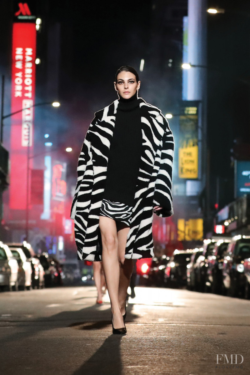 Vittoria Ceretti featured in  the Michael Kors Collection fashion show for Autumn/Winter 2021