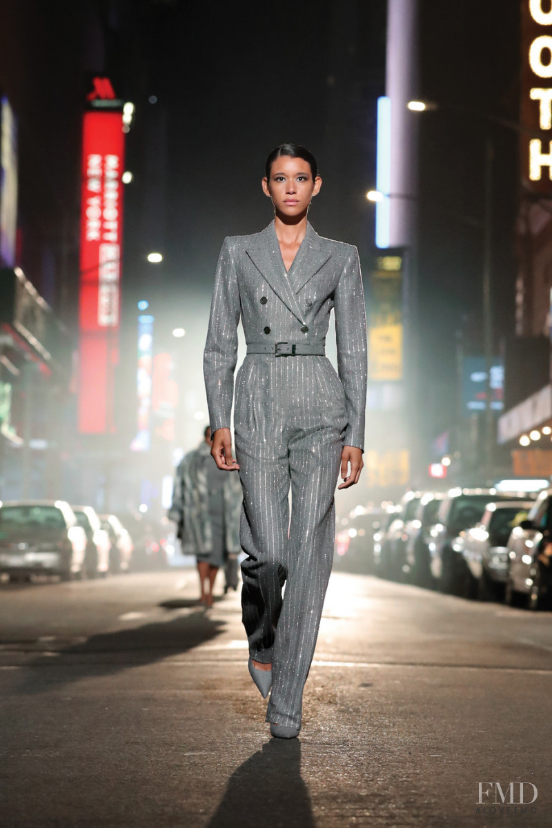Janiece Dilone featured in  the Michael Kors Collection fashion show for Autumn/Winter 2021