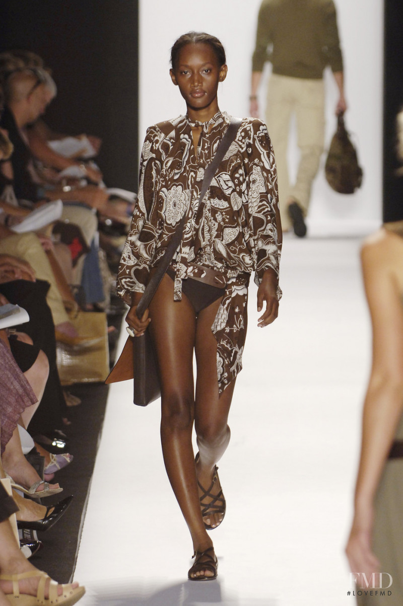 Jaunel McKenzie featured in  the Michael Kors Collection fashion show for Spring/Summer 2006