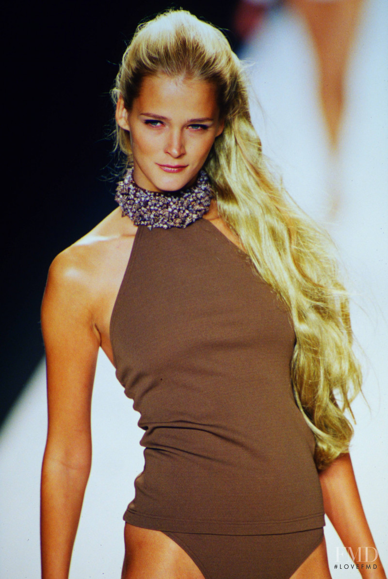 Carmen Kass featured in  the Michael Kors Collection fashion show for Spring/Summer 2000