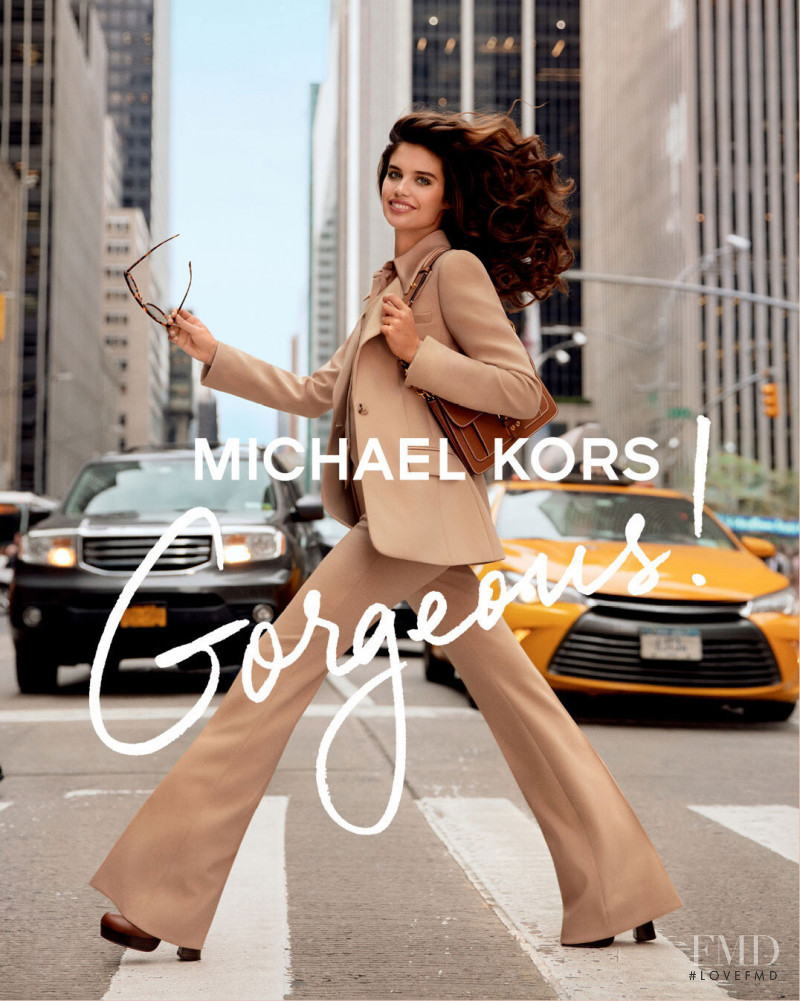 Sara Sampaio featured in  the Michael Kors Collection advertisement for Spring/Summer 2021