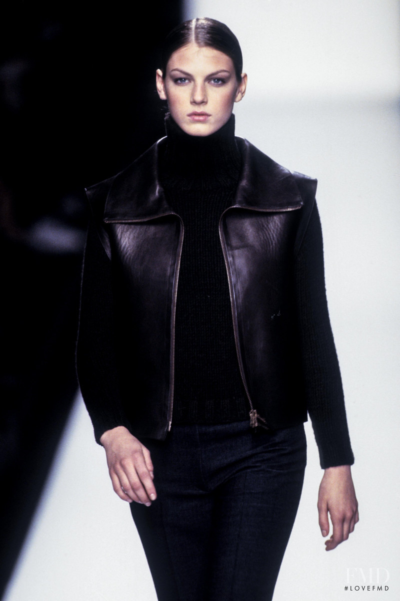 Angela Lindvall featured in  the Michael Kors Collection fashion show for Autumn/Winter 1999