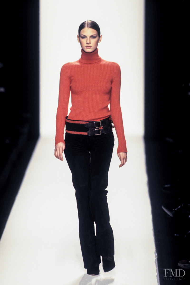 Angela Lindvall featured in  the Michael Kors Collection fashion show for Autumn/Winter 1999