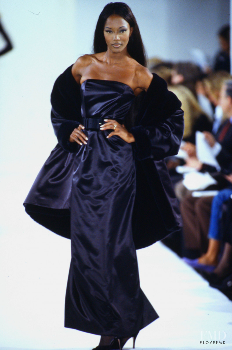 Naomi Campbell featured in  the Michael Kors Collection fashion show for Autumn/Winter 1992