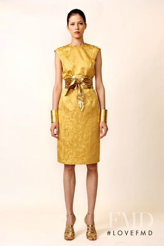 Yulia Kharlapanova featured in  the Michael Kors Collection lookbook for Resort 2010