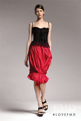 Yulia Kharlapanova featured in  the Donna Karan New York lookbook for Resort 2010