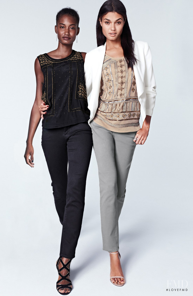 Melodie Monrose featured in  the Nordstrom catalogue for Winter 2015