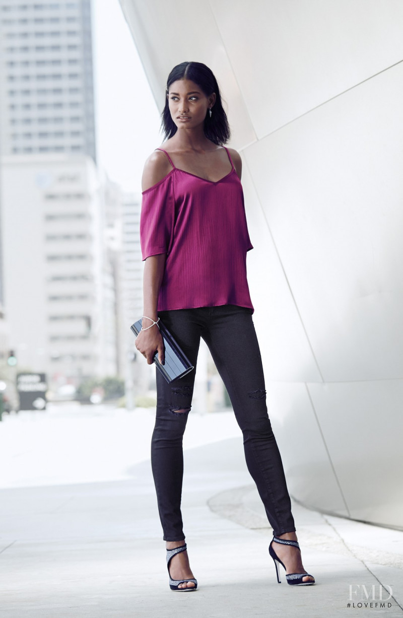 Melodie Monrose featured in  the Nordstrom catalogue for Winter 2015