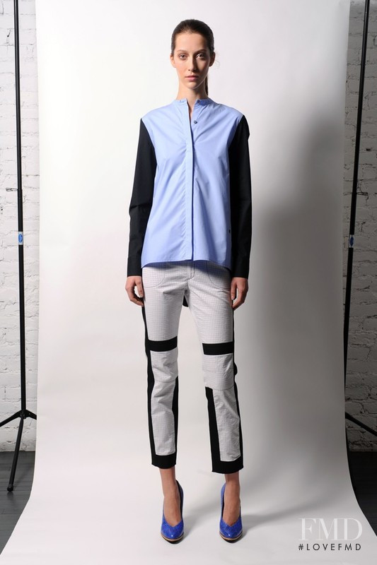 Alana Zimmer featured in  the Derek Lam 10 Crosby lookbook for Resort 2013