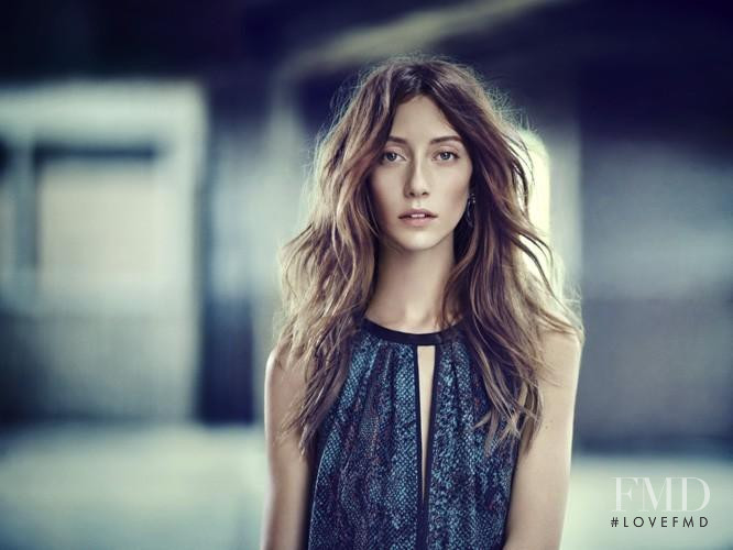 Alana Zimmer featured in  the Rebecca Taylor advertisement for Autumn/Winter 2012