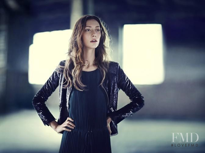 Alana Zimmer featured in  the Rebecca Taylor advertisement for Autumn/Winter 2012