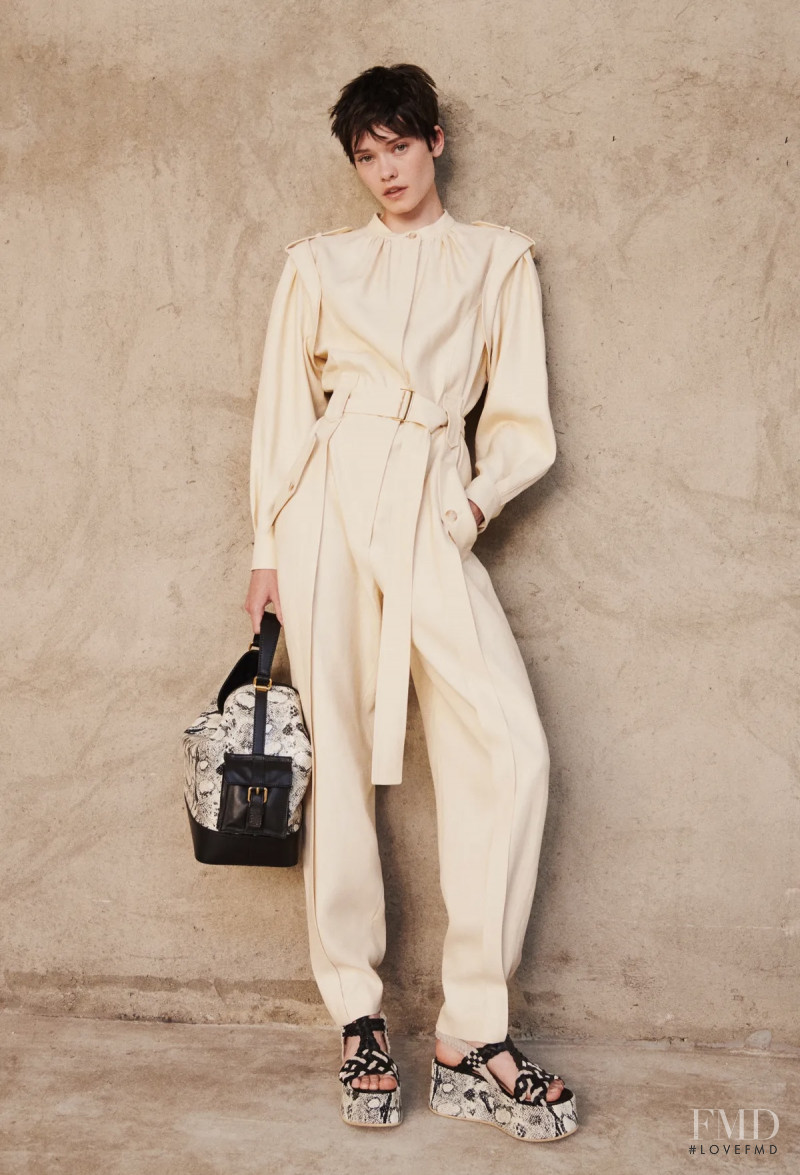 Maike Inga featured in  the Alberta Ferretti lookbook for Resort 2022