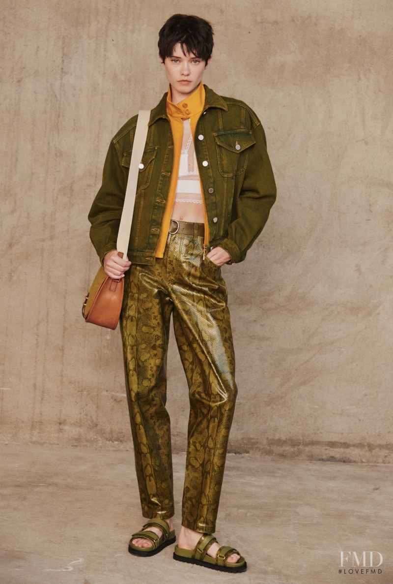 Maike Inga featured in  the Alberta Ferretti lookbook for Resort 2022