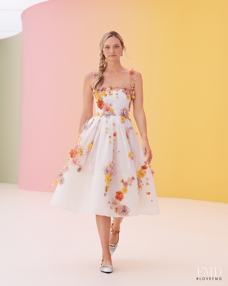 Gemma Ward featured in  the Zimmermann lookbook for Resort 2022