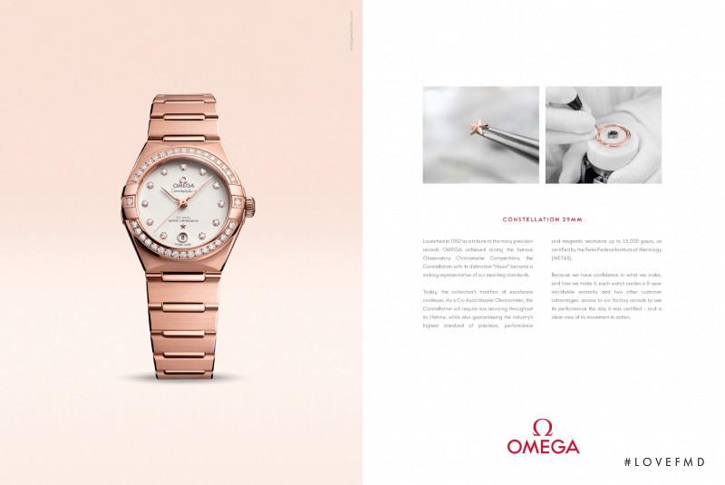 Omega advertisement for Autumn/Winter 2021