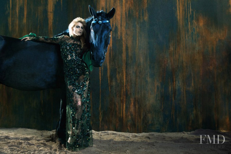 Dree Hemingway featured in  the Ermanno Scervino advertisement for Autumn/Winter 2012