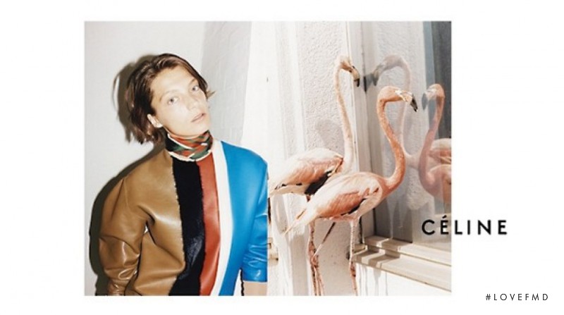 Daria Werbowy featured in  the Celine advertisement for Autumn/Winter 2012