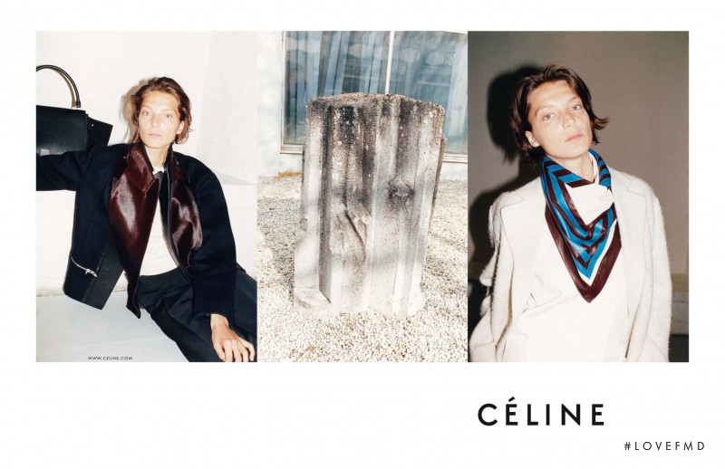 Daria Werbowy featured in  the Celine advertisement for Autumn/Winter 2012