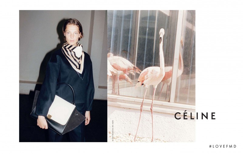 Daria Werbowy featured in  the Celine advertisement for Autumn/Winter 2012
