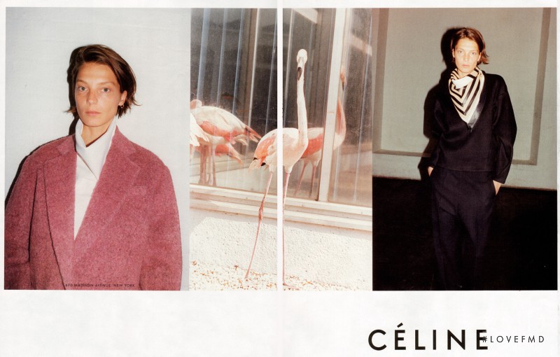 Daria Werbowy featured in  the Celine advertisement for Autumn/Winter 2012