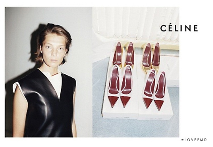 Daria Werbowy featured in  the Celine advertisement for Autumn/Winter 2012