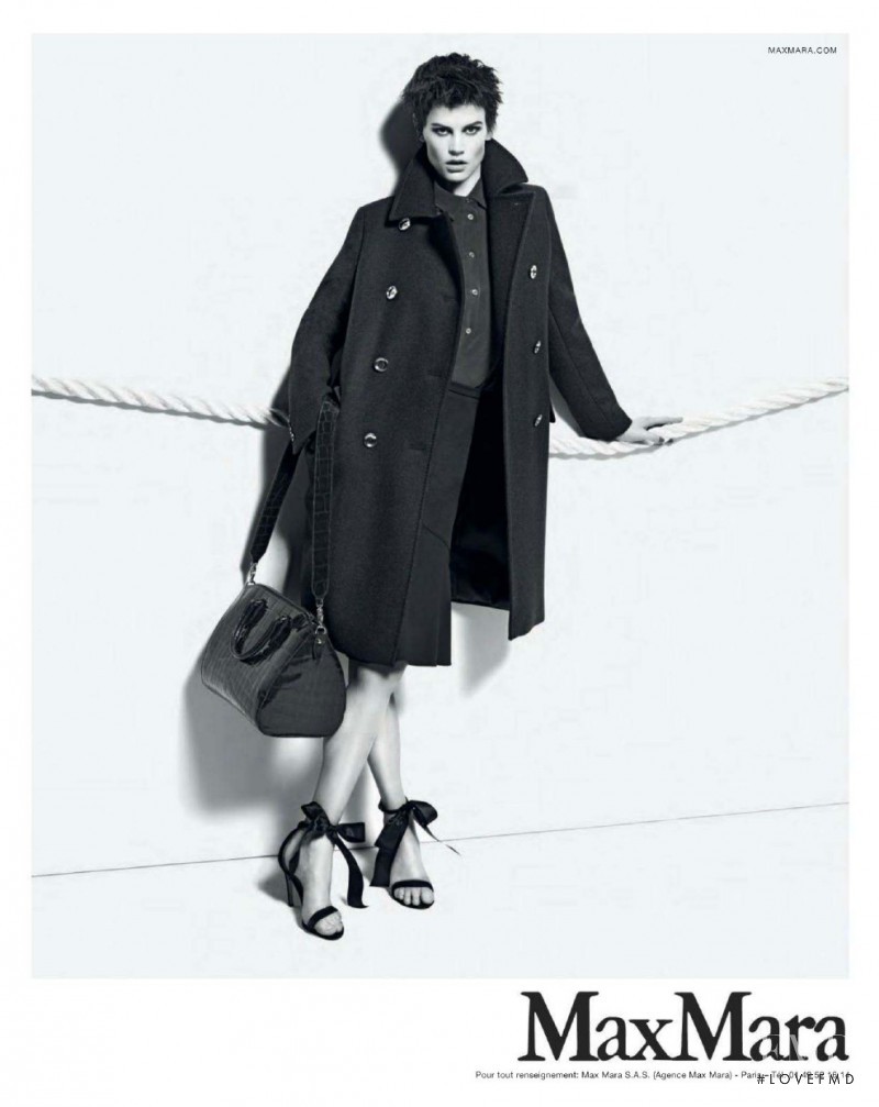 Saskia de Brauw featured in  the Max Mara advertisement for Autumn/Winter 2012