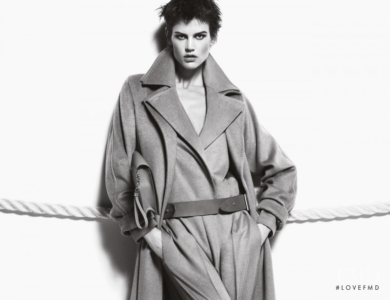 Saskia de Brauw featured in  the Max Mara advertisement for Autumn/Winter 2012